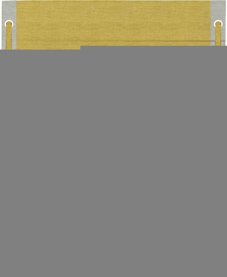 Римская штора «Кортин» с кантом Стрим Дуо (люверсы с пояском), для проема, ткань лён светло-салатовый