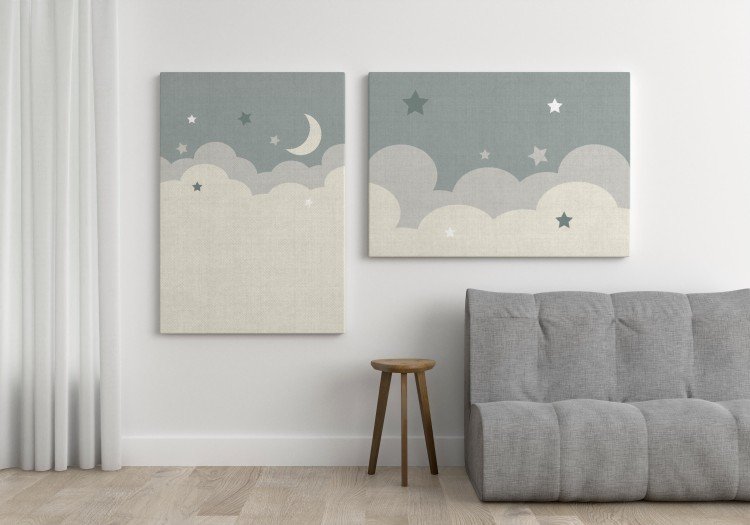 Картина на холсте «Ночные облака»